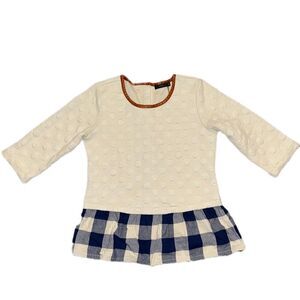 THML Textured Peplum Top XS